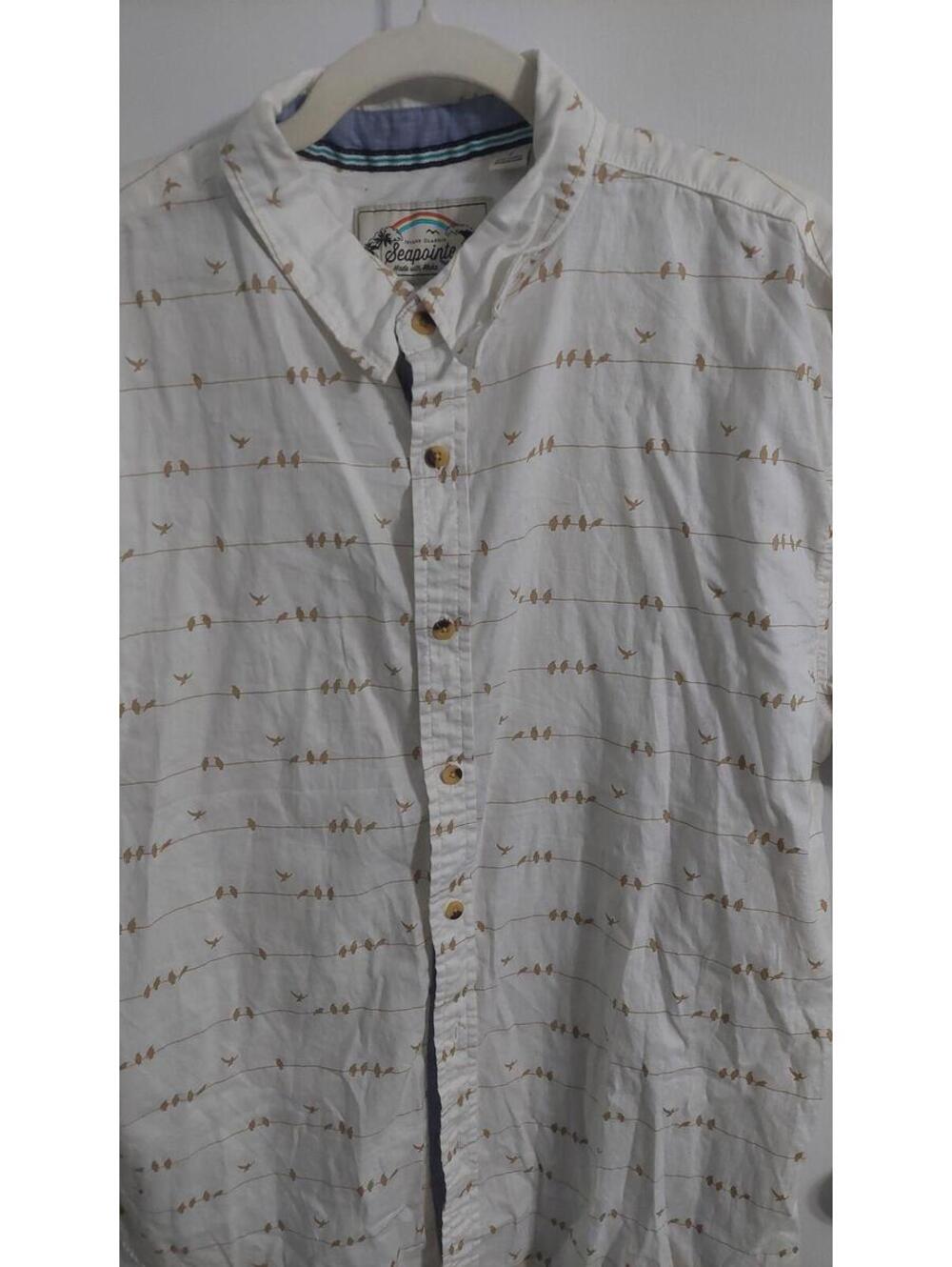 Seapoint Men's Short Sleeve Casual Button-Up Shirt